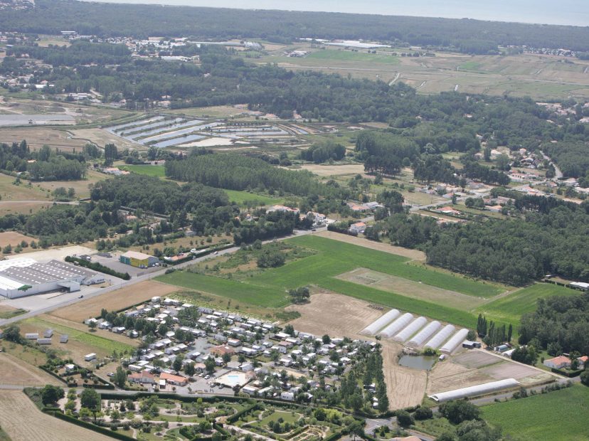 Saint Hilaire de Riez en Vendée vue du ciel